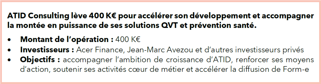ATID lève 400 Millions